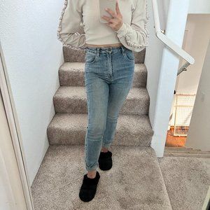 ROLLA’S Eastcoastle Ankle High Rise Super Skinny Denim Jeans fun 27R